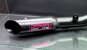 Suzuki GSXR 600/750 (2006-07) Shorty Exhaust. Color: Black