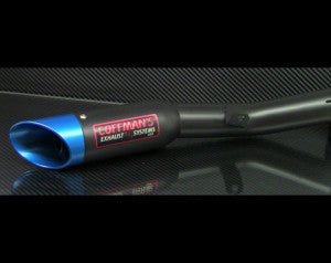 Suzuki GSXR 600/750 (2006-07) Shorty Exhaust. Color: Blue