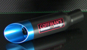 Suzuki GSXR 600/750 (2008-10) Shorty Exhaust. Color: Blue