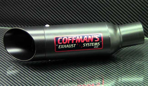 Suzuki GSXR 600/750 (2001-05) Shorty Exhaust. Color: Black